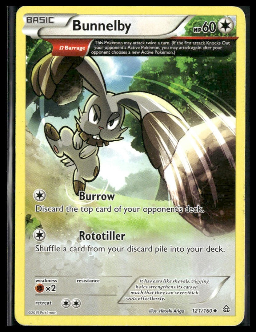 Bunnelby (Omega) #121/160 XY - Primal Clash LP