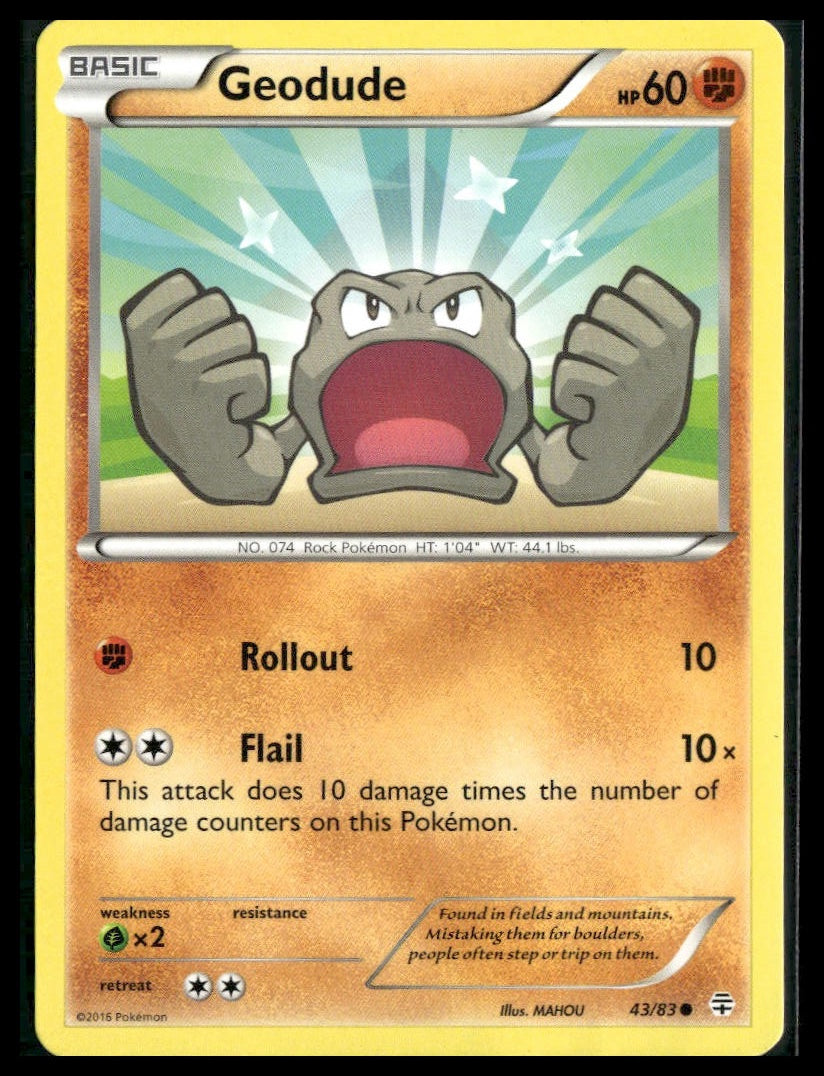 Geodude #43/83 Generations LP