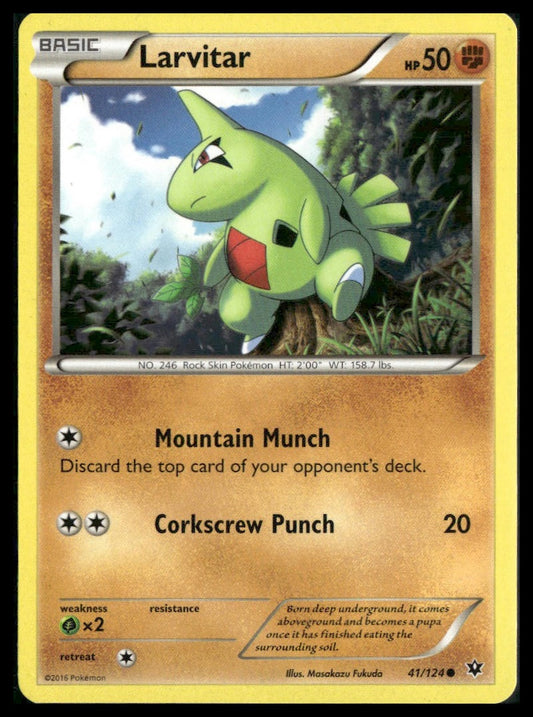 Larvitar #41/124 XY - Fates Collide VLP