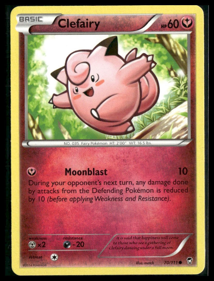 Clefairy #70/111 XY - Furious Fists LP