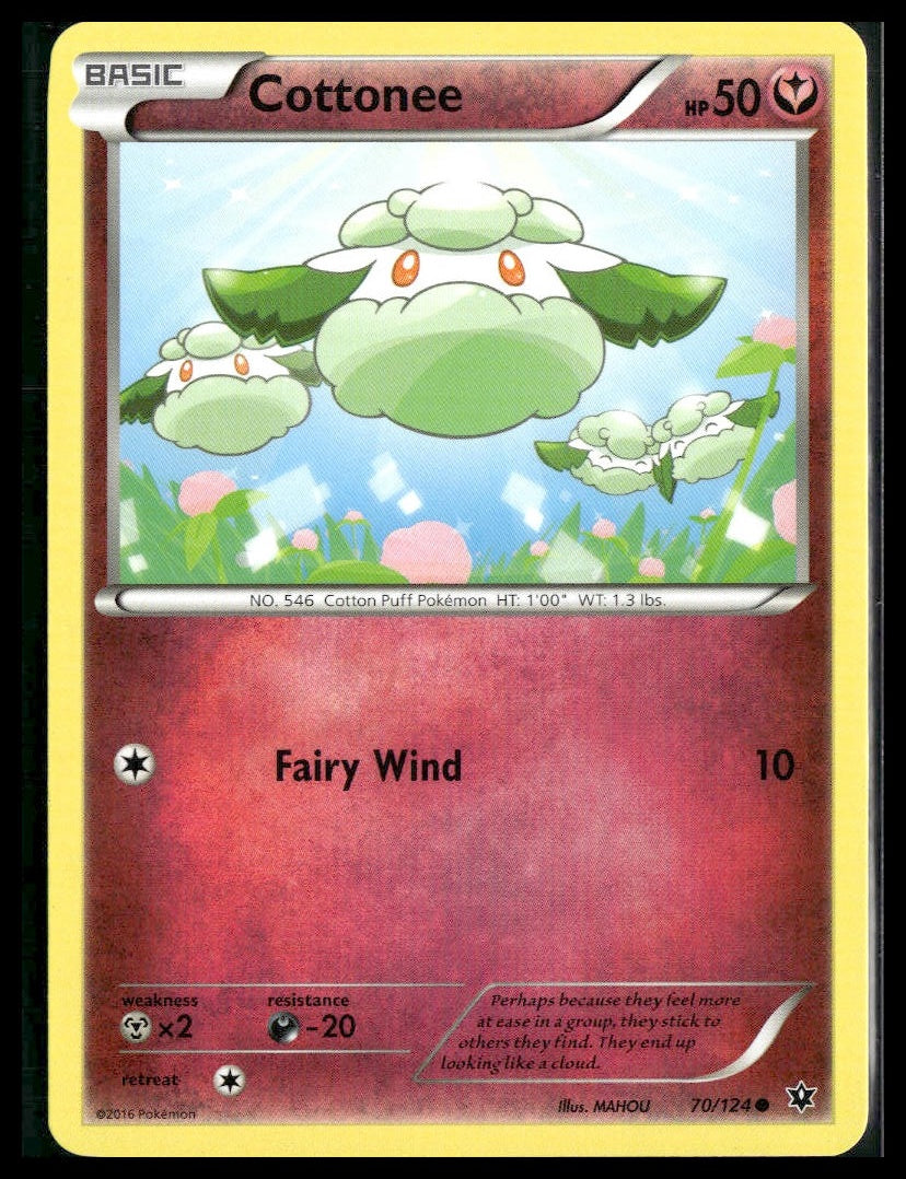 Cottonee #70/124 XY - Fates Collide NM