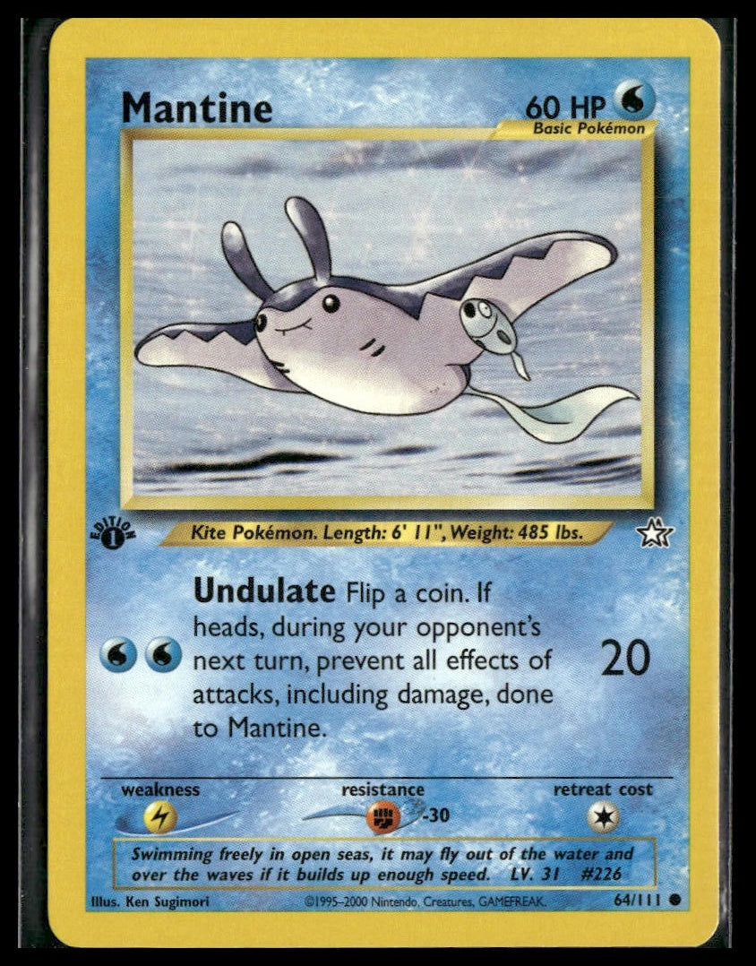 Mantine #064/111 1st Edition Neo Genesis LP