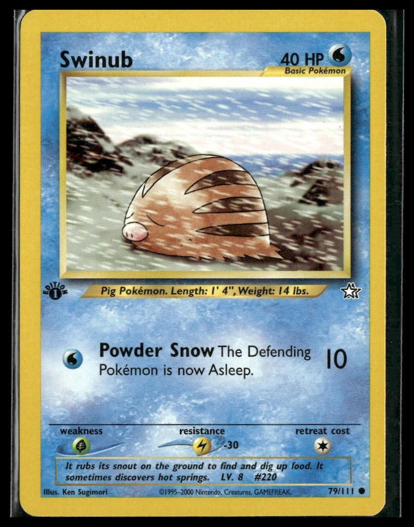 Swinub #079/111 1st Edition Neo Genesis LP