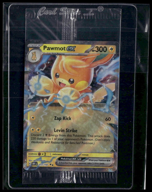 Pawmot ex #073/197 SEALED Obsidian Flames Promo NM