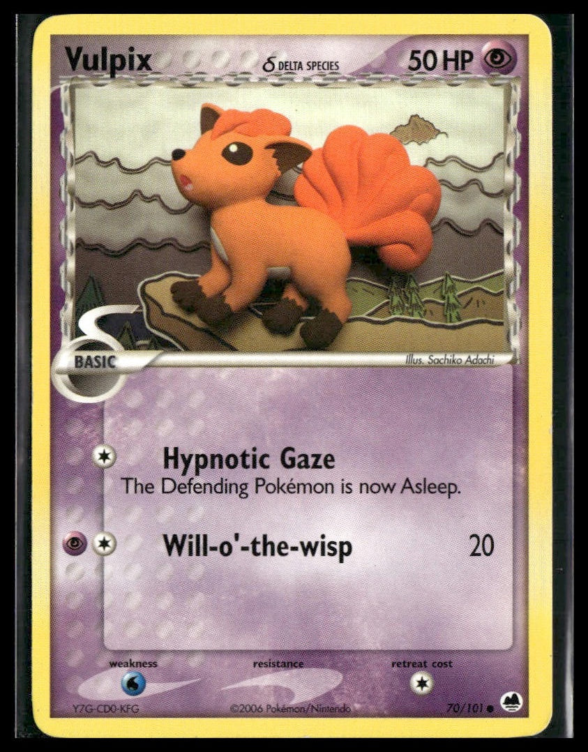 Vulpix (Delta Species) #70/101 Dragon Frontiers LP