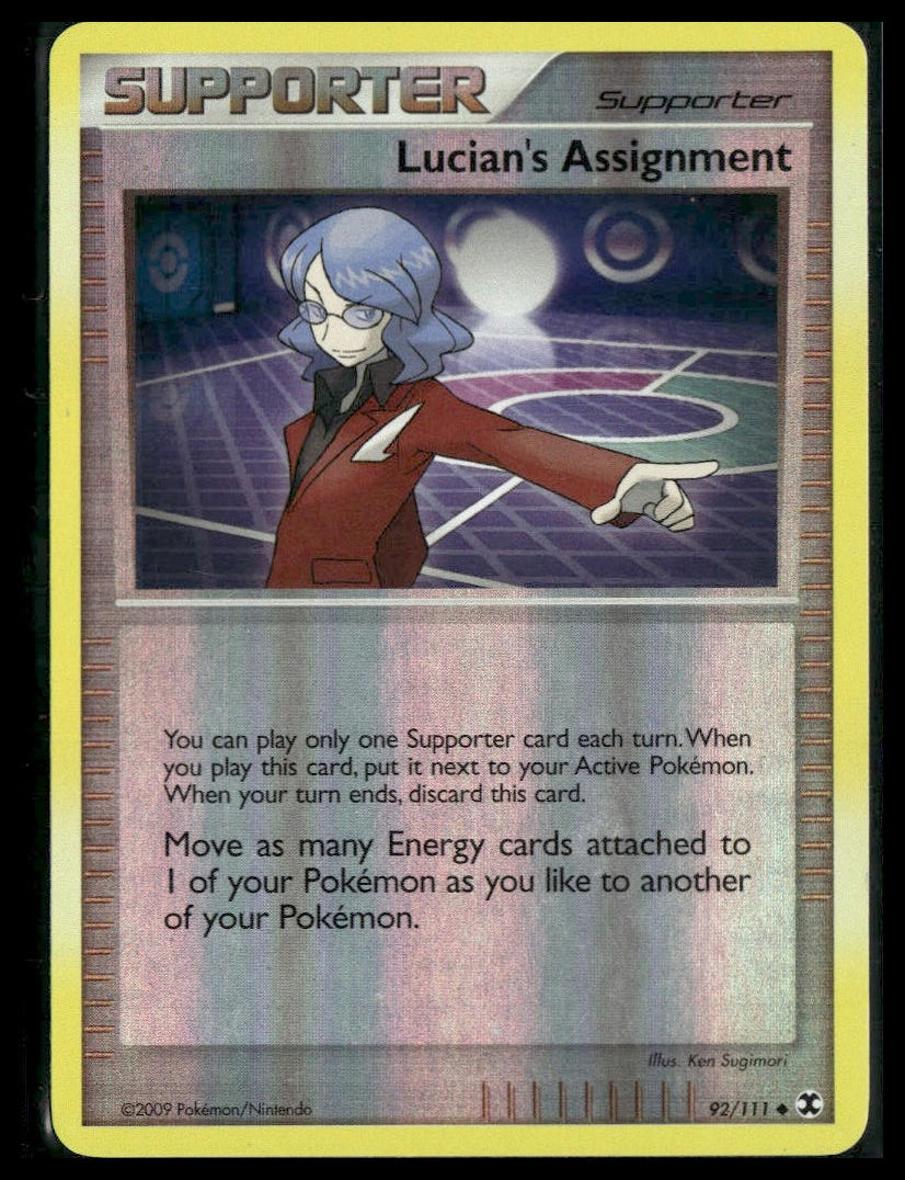 Lucian's Assignment #92/111 Reverse Holo Rising Rivals LP