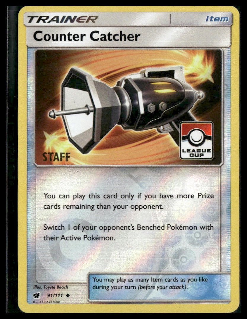 Counter Catcher #091/111 STAFF League & Championship Cards LP