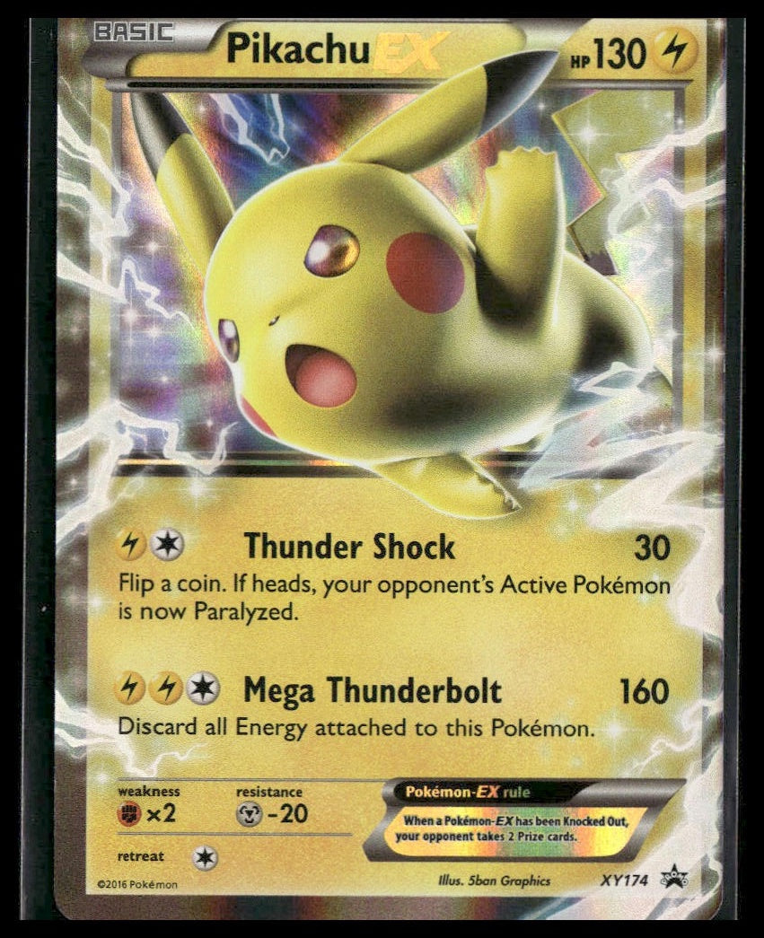 Pikachu EX #XY174 XY Promos LP