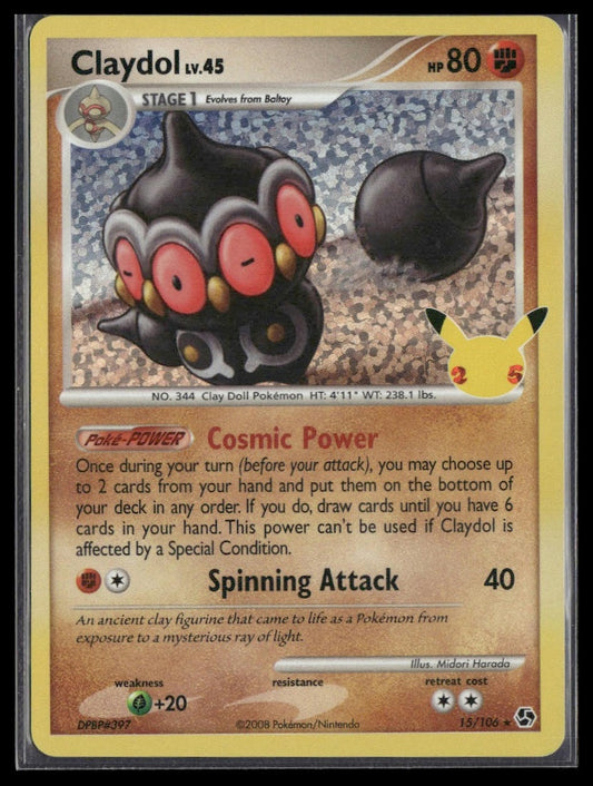 Claydol #15/106 Celebrations: Classic Collection NM