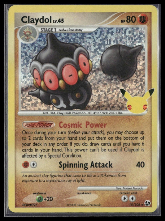 Claydol #15/106 Celebrations: Classic Collection NM