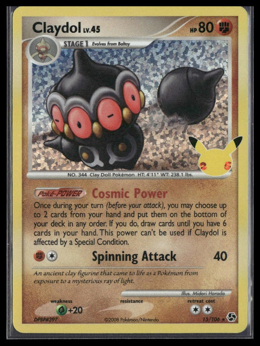 Claydol #15/106 Celebrations: Classic Collection NM