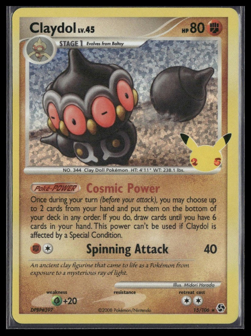 Claydol #15/106 Celebrations: Classic Collection NM