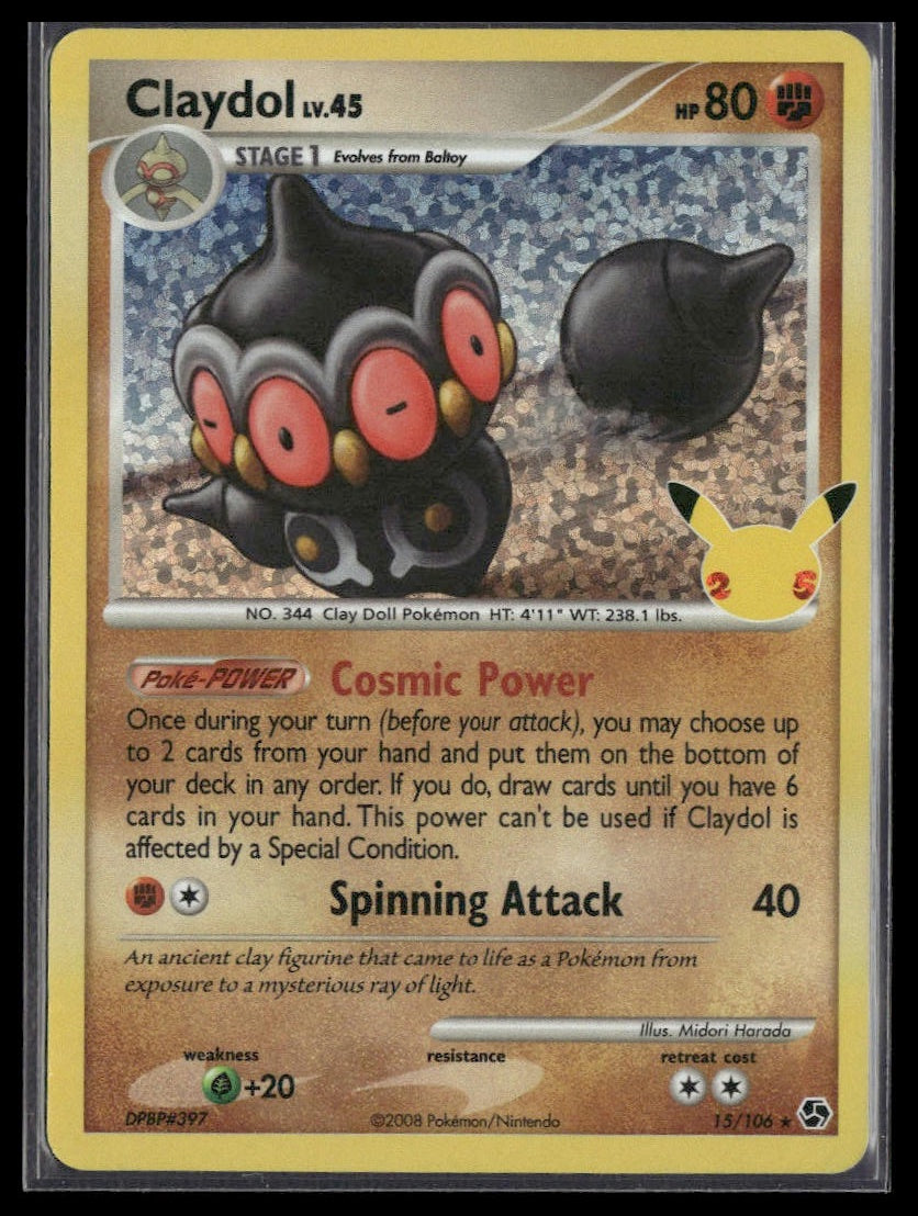 Claydol #15/106 Celebrations: Classic Collection NM