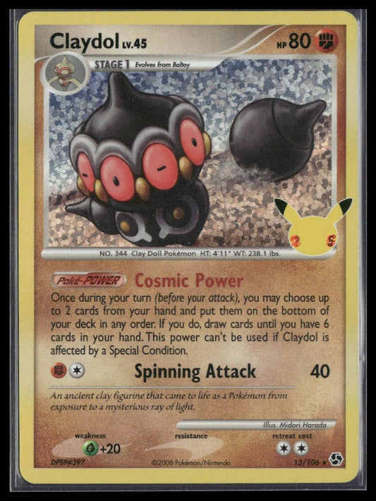 Claydol #15/106 Celebrations: Classic Collection NM