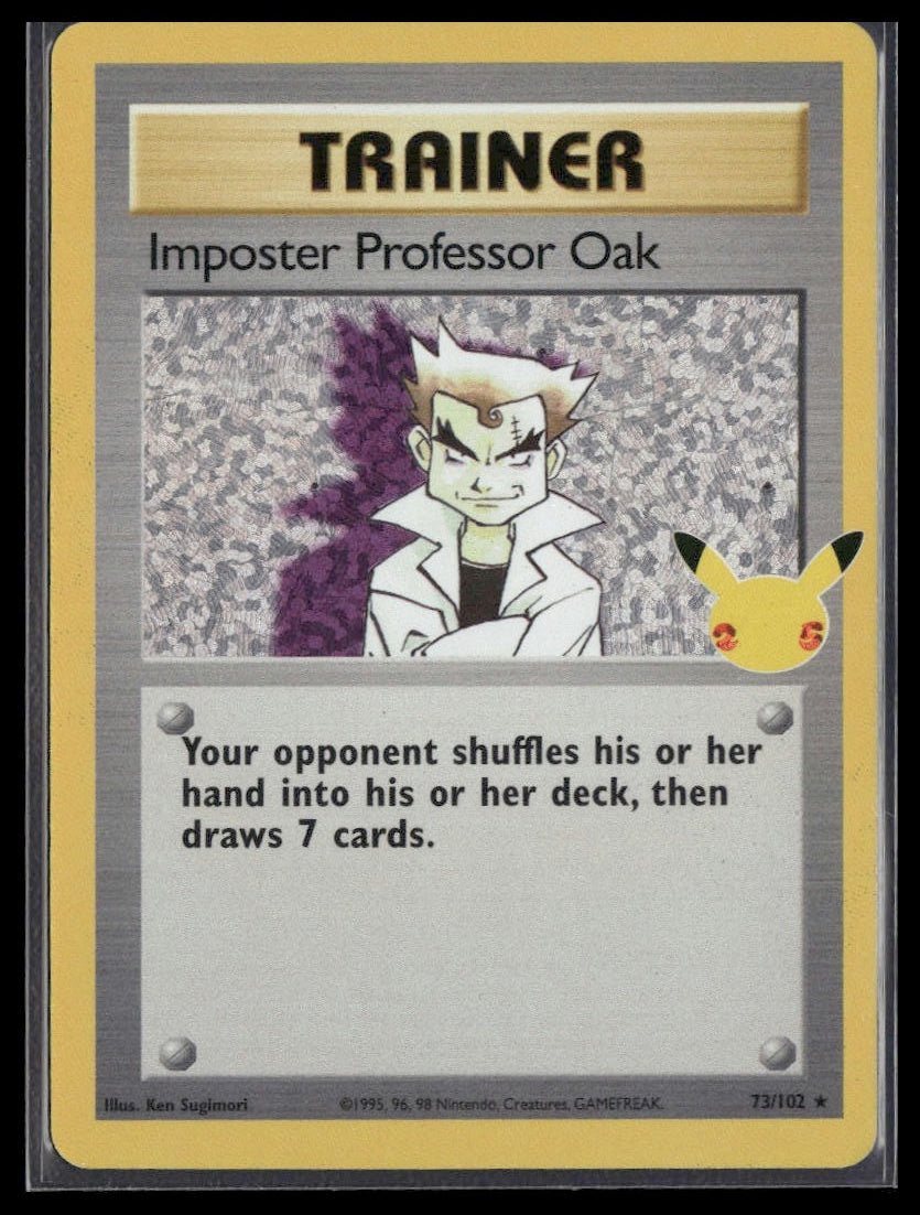 Imposter Professor Oak #73/102 Celebrations: Classic Collection NM