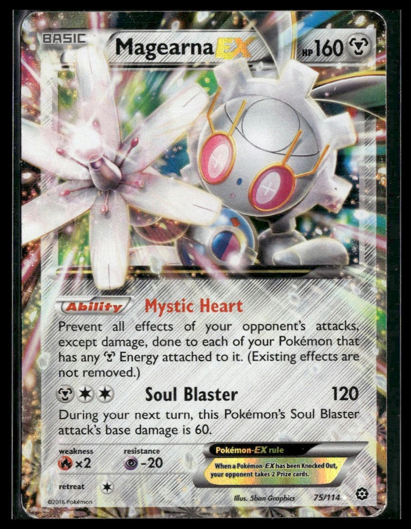 Magearna EX #75/114 Steam Siege MP