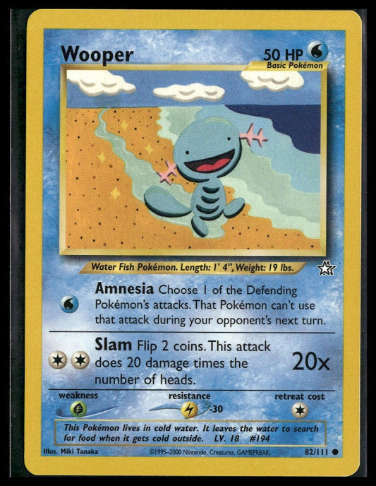 Wooper #082/111 Neo Genesis LP