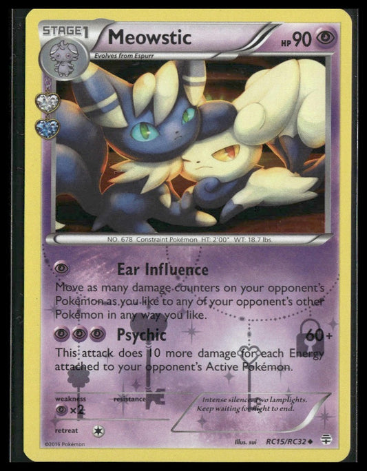 Meowstic #RC15/RC32 Holo Generations: Radiant Collection VLP