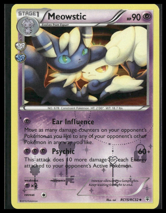 Meowstic #RC15/RC32 Holo Generations: Radiant Collection VLP