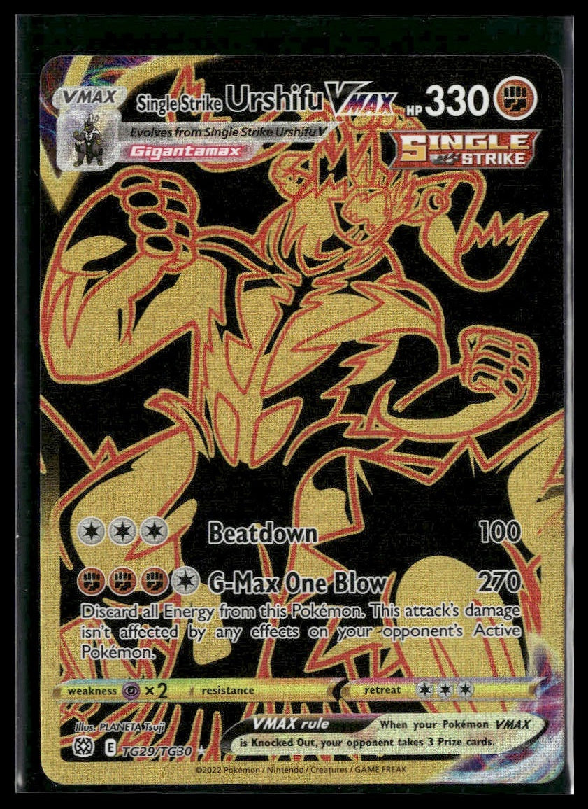 Single Strike Urshifu VMAX #TG29/TG30 Brilliant Stars Trainer Gallery NM