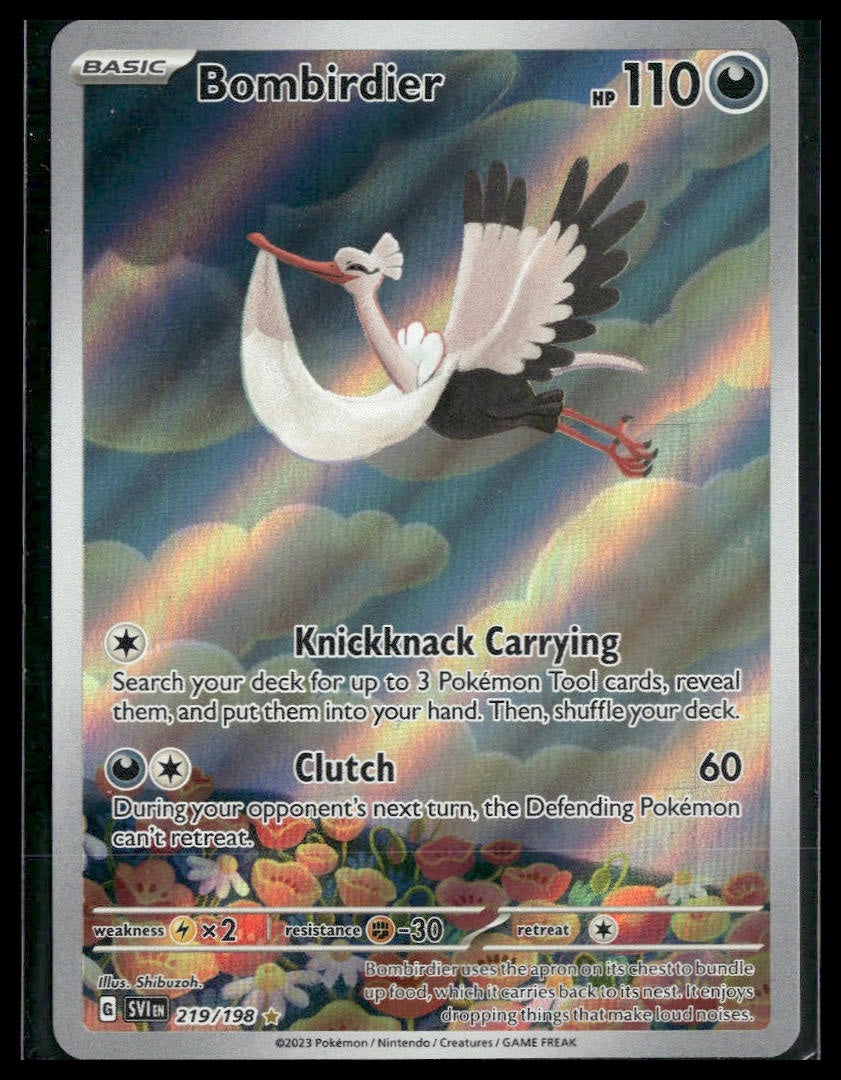 Bombirdier #219/198 Scarlet & Violet Base Set NM