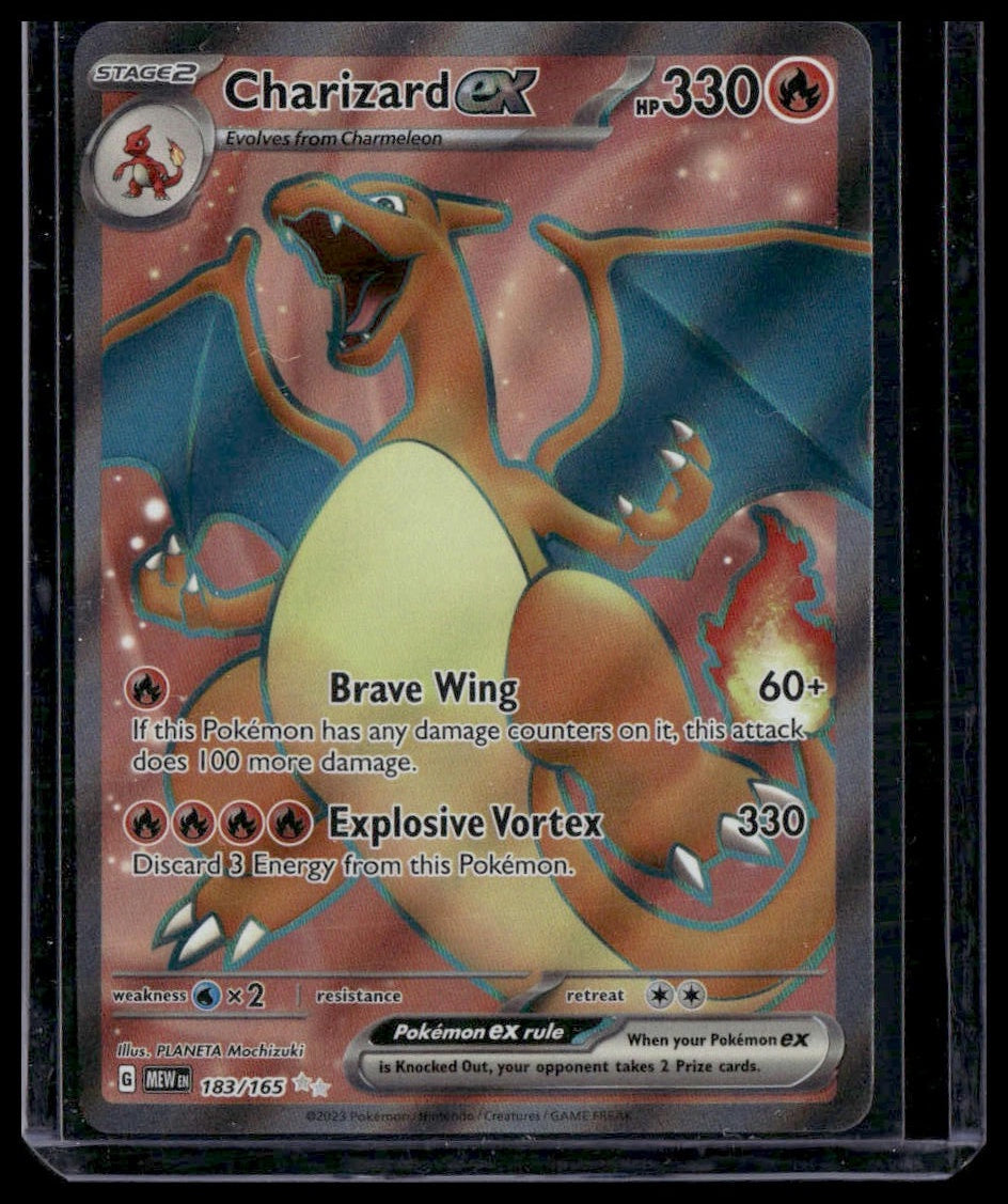 Charizard ex #183/165 Scarlet & Violet 151 NM
