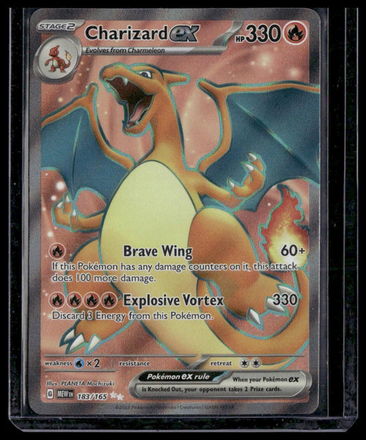 Charizard ex #183/165 Scarlet & Violet 151 NM