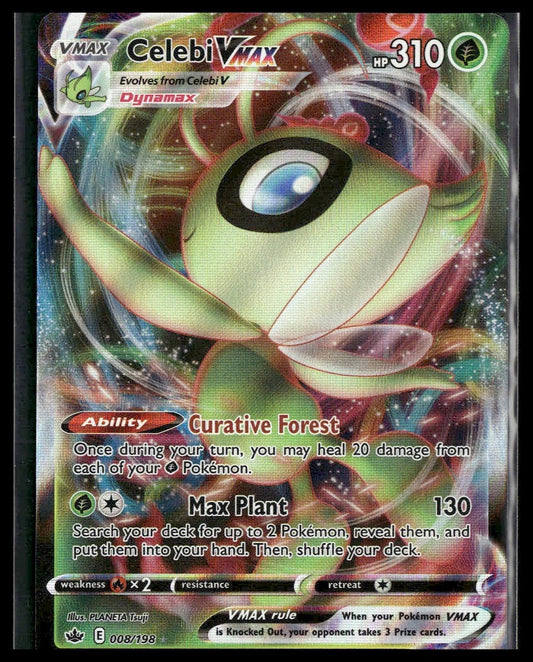 Celebi VMAX #008/198 Chilling Reign NM
