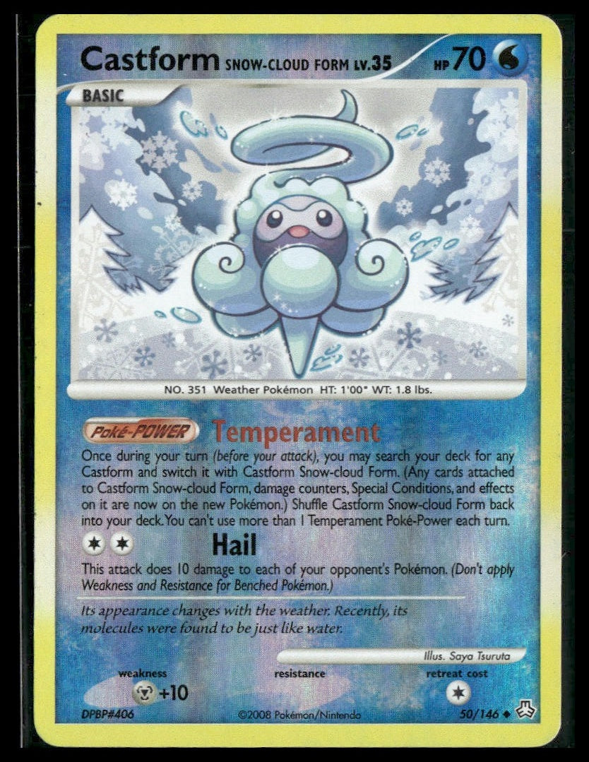 Castform Snow-Cloud Form #50/146 Reverse Holo Legends Awakened LP