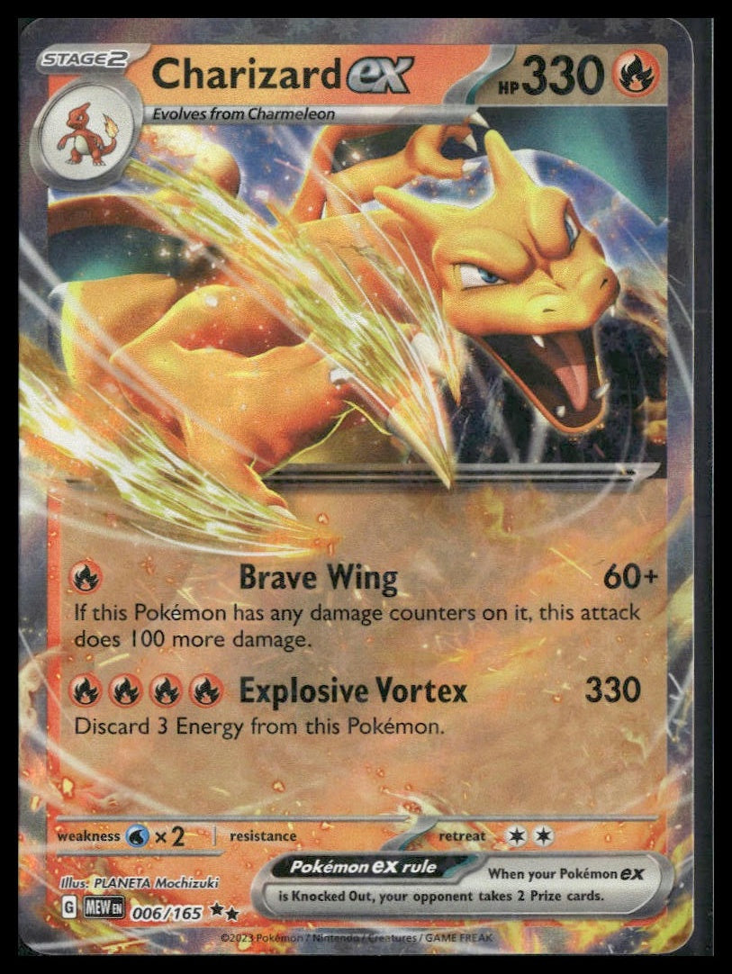 Charizard ex #006/165 Scarlet & Violet 151 NM