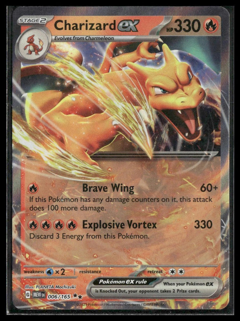 Charizard ex #006/165 Scarlet & Violet 151 NM