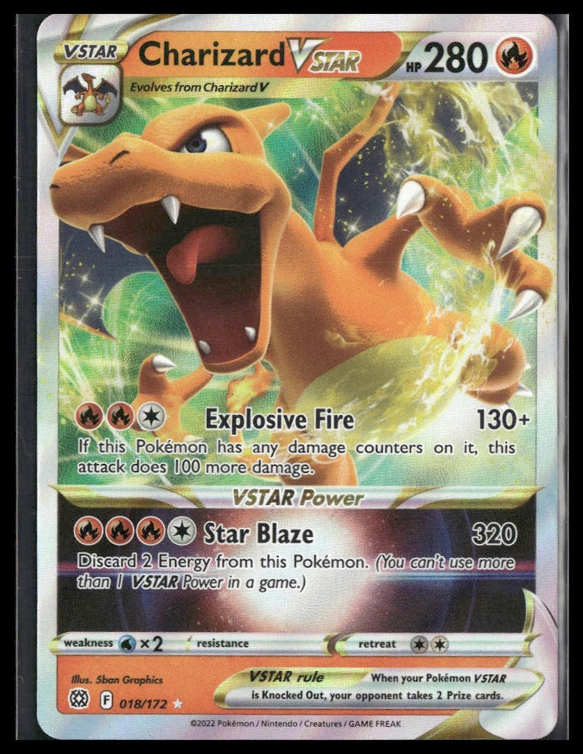 Charizard VSTAR #018/172 Brilliant Stars NM