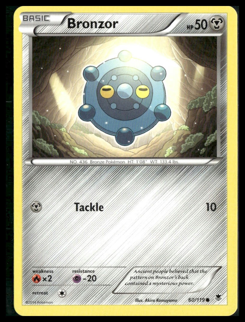 Bronzor #60/119 XY - Phantom Forces NM