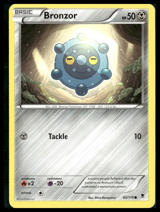 Bronzor #60/119 XY - Phantom Forces NM