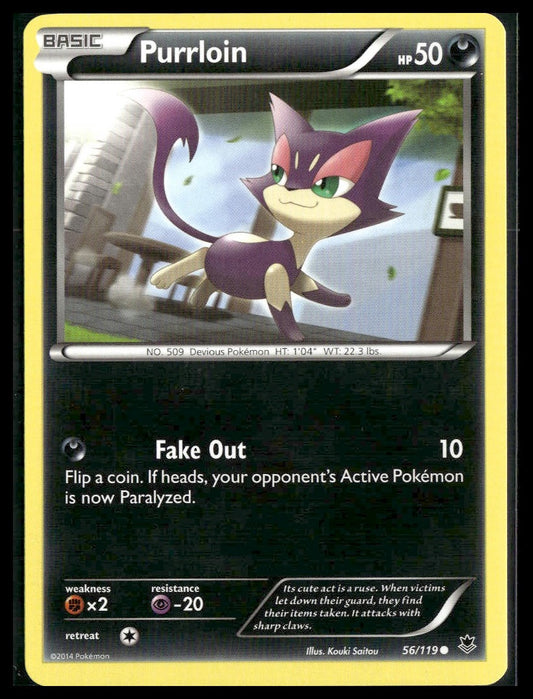 Purrloin #56/119 XY - Phantom Forces NM