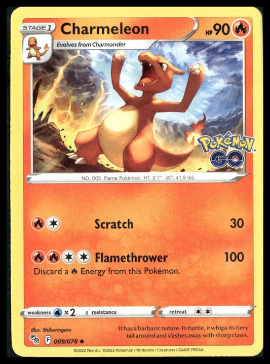Charmeleon #009/078 Pokemon GO NM