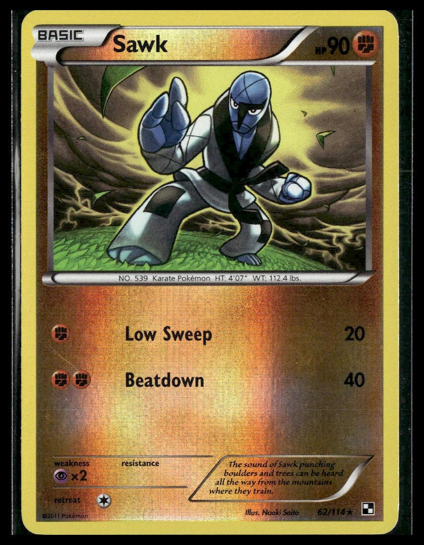 Sawk #62/114 Reverse Holo Black and White LP