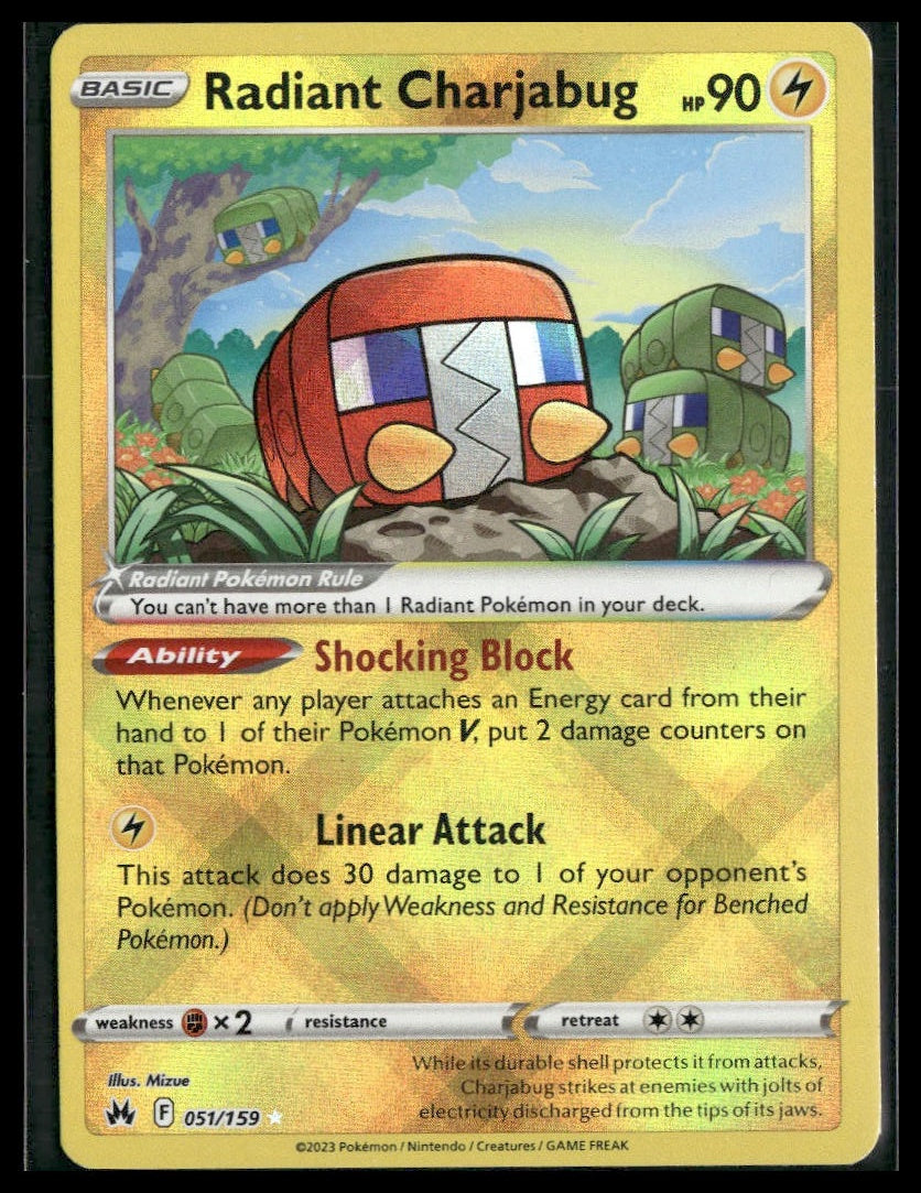 Radiant Charjabug #051/159 Crown Zenith VLP