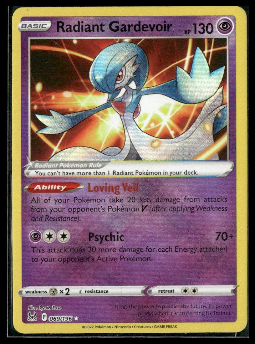 Radiant Gardevoir #069/196 Lost Origin NM