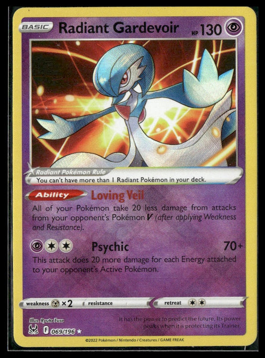 Radiant Gardevoir #069/196 Lost Origin NM