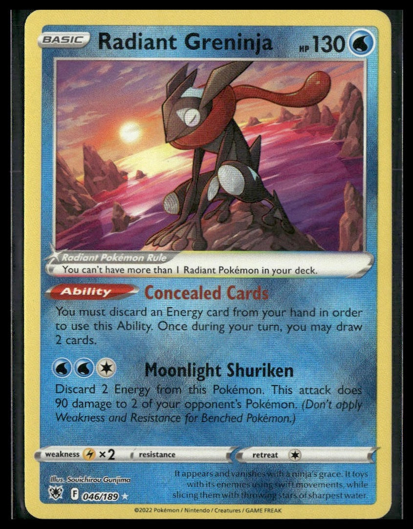 Radiant Greninja #046/189 Astral Radiance NM