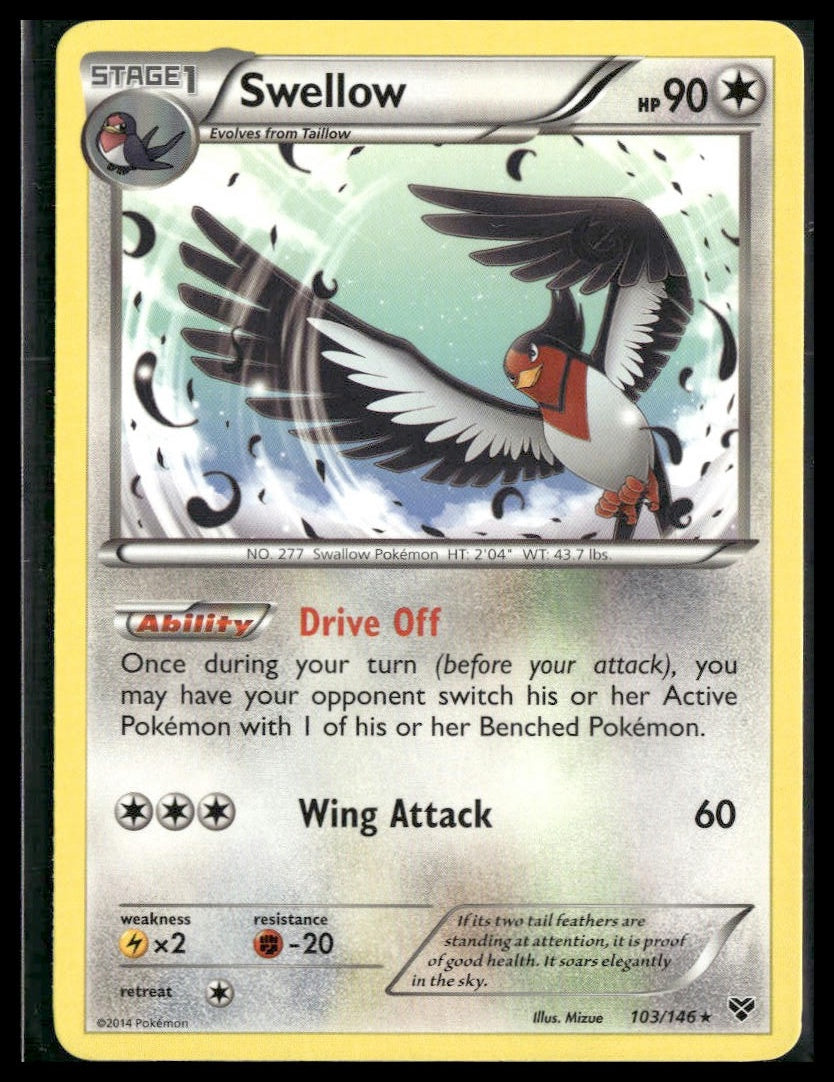 Swellow #103/146 XY Base Set LP