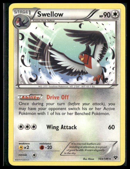 Swellow #103/146 XY Base Set LP