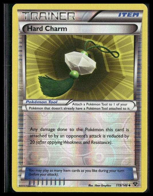 Hard Charm #119/146 Reverse Holo XY Base Set NM