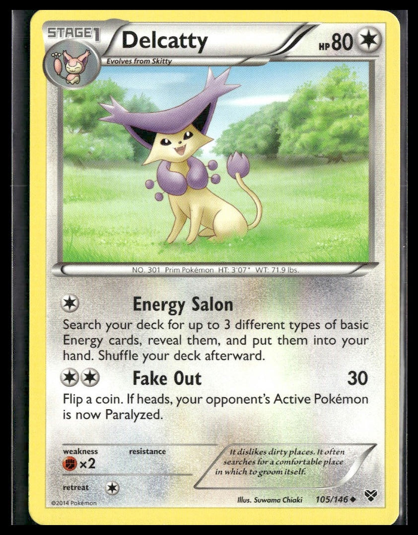 Delcatty #105/146 XY Base Set NM