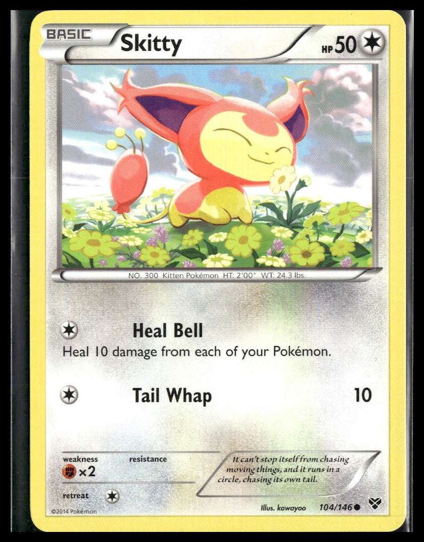 Skitty #104/146 XY Base Set NM