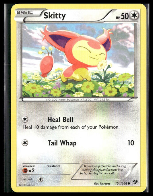 Skitty #104/146 XY Base Set NM