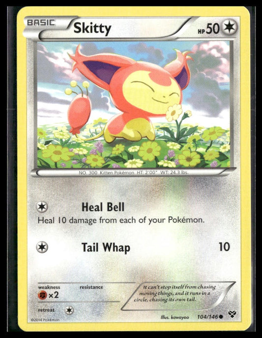 Skitty #104/146 XY Base Set NM