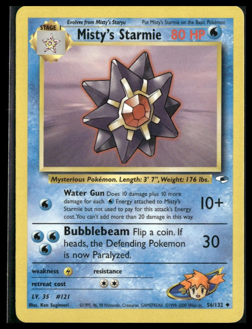 Misty's Starmie #056/132 Gym Heroes LP