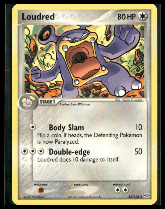 Loudred #35/106 Emerald LP